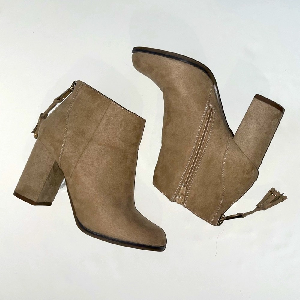 Apt. 9 Taupe Ankle Booties